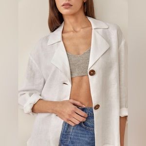 Alonso Linen Top. Still sold online @ Reformation